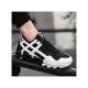 Men's Mesh Outdoor Running Shoes - White/Black