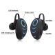 A3 Single Bluetooth Headset Sport Wireless HIFI Music Stereo Headphone - Blue