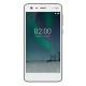 2 - 5.0" - 8GB Dual SIM 4G Mobile Phone - Pewter/White