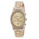 Montre A Quartz Pour Femme - Rose / Or