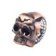 Fashion Unisex Retro Vintage Finger Skull Ring Watch Clamshell Watch