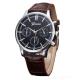 Montre A Quartz En Cuir - Marron