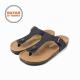 MARVELS Sandal Kulit Pria Berkwalitas Sandal Puyu Casual Pria Black