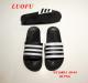 Luofu - Sandal Selop Jelly Pria Black And White ITS68 Warna Dikirim Acak