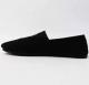  Sepatu Wakai Polos Slip On Pria Wanita fullblack - Hitam