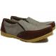 SNJ HPT1000 - SEPATU CASUAL PRIA - ABU2/COKLAT