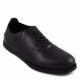 Sauqi Footwear Spancer Sepatu Formal Sneakers Pria Kulit Asli Kantor Kuliah - Black