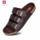 Swiss Hunter Falcon Sandal Dark Brown