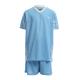 Men Active Set Of Tee & Short - Sky Blue