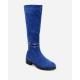 Knee High Boot - Dark Blue