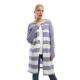 Striped Cardigan_Purple