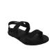 Black Stone Detail Men's Sandals