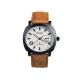 Authentic Men Luxury Leather Unisex Wristwatch-Brown