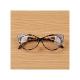 Women Lady Cat-eye Shape Plastic Plain Glasses Spectacle