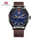 MF0028G Leather  Watch -  For Men - Brown/Blue
