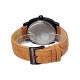 Men's Stylish Number 8 Pattern Quartz Analog Faux Leather Band Wrist Watch Gift-White