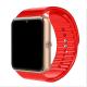 GT08 Bluetooth Smart Watch For Apple IPhone IOS Android Phone Wrist Wear Support Sync Smart Clock Sim Card_Red