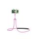 Creative Neck Hanging Type Lazy Phone Bracket Pink