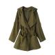 *Fascinating Women Hooded Long Sleeve Jacket Windbreaker Parka Pockets Cardigan Coat GN/L