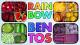 Rainbow Bento Snack Boxes! Colorful Vegan Vegetarian Recipes Inspiration! Mind Over Munch!
