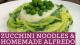 Zucchini Noodles and Healthy Alfredo Sauce Mind Over Munch Episode 25