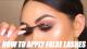 How To Apply False Lashes for Beginners | Roxette Arisa