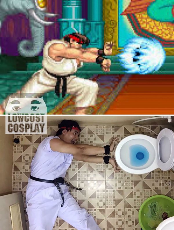 lowcost cosplay 6 Guy nails it with low cost cosplay costumes (30 Photos)
