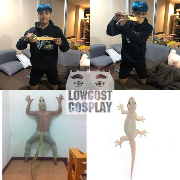lowcost cosplay 15 Guy nails it with low cost cosplay costumes (30 Photos)